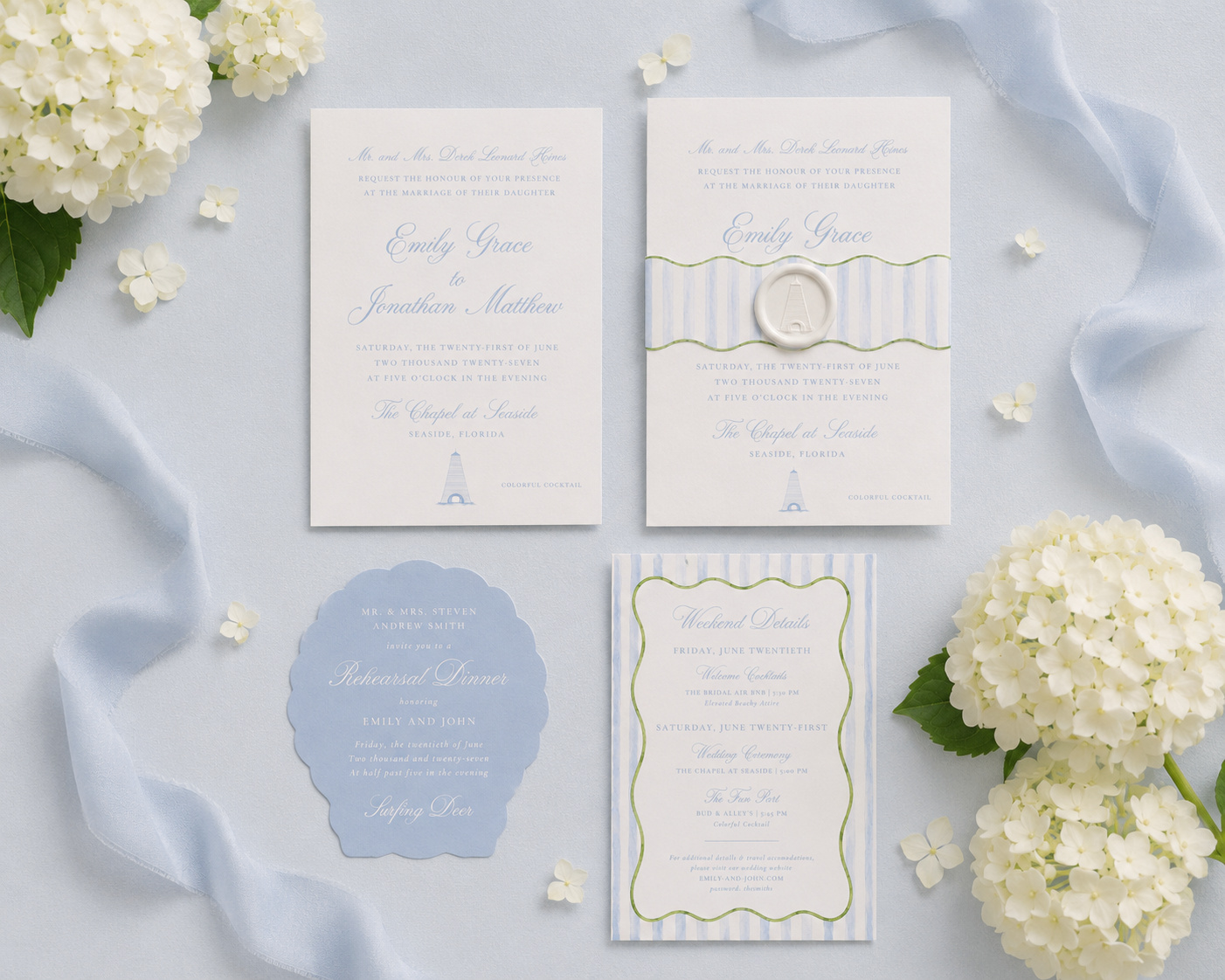 Emprinted custom event details 25