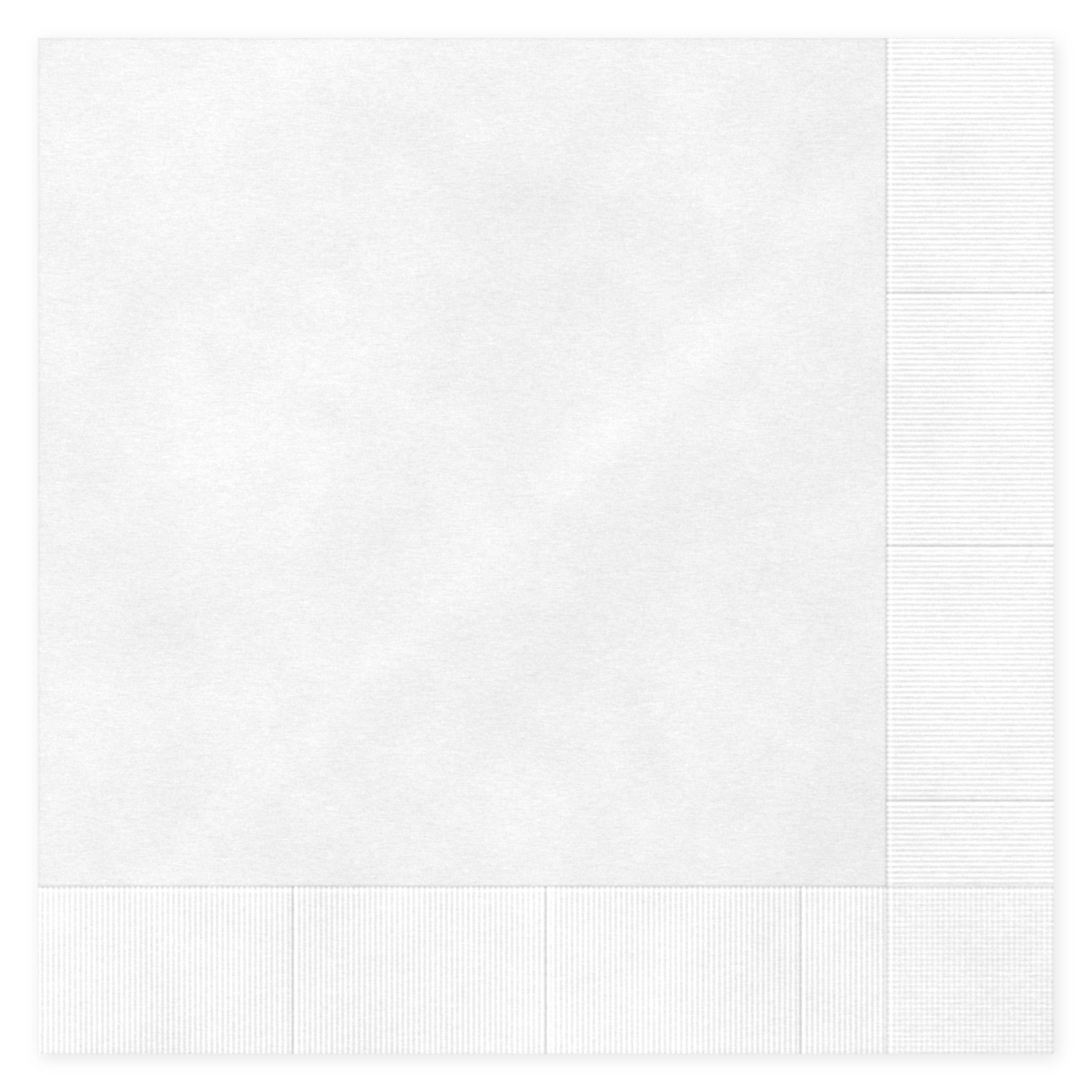 White cocktail napkin